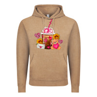 Vintage Coffee Valentines Day Frappe Coffee Vintage Hoodie - FaDigitalArtStudio