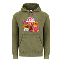 Vintage Olive Valentines Day Frappe Coffee Vintage Hoodie - FaDigitalArtStudio