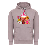 Vintage Zinc Valentines Day Frappe Coffee Vintage Hoodie - FaDigitalArtStudio