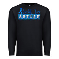 Black fight for autism Premium Sweatshirt - AdoDesignShop