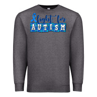 Charcoal Heather fight for autism Premium Sweatshirt - AdoDesignShop