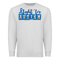 Dove Grey fight for autism Premium Sweatshirt - AdoDesignShop