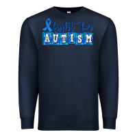 Navy fight for autism Premium Sweatshirt - AdoDesignShop