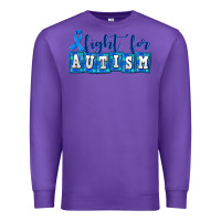 Purple fight for autism Premium Sweatshirt - AdoDesignShop