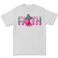 Dove Grey Cancer Faith with gemstone Premium Tee - NancyCooperArtShop