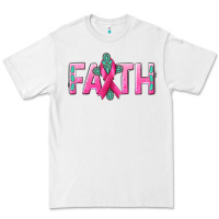 White Cancer Faith with gemstone Premium Tee - NancyCooperArtShop