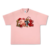Salmon love with pig olivia Urban Heavy Tee - OliviaCreatesArt