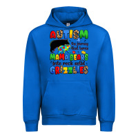 Cobalt autism the journey that turns mama bears Urban Hoodie - JahusDesignShop