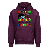 Mauve Wine autism the journey that turns mama bears Urban Hoodie - JahusDesignShop