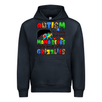 Navy autism the journey that turns mama bears Urban Hoodie - JahusDesignShop