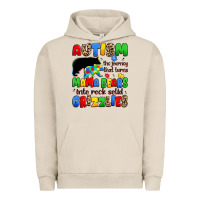 Pigment French Oak autism the journey that turns mama bears Urban Hoodie - JahusDesignShop