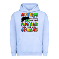 Pigment Grape Ice autism the journey that turns mama bears Urban Hoodie - JahusDesignShop