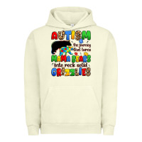Pigment Pistachio autism the journey that turns mama bears Urban Hoodie - JahusDesignShop