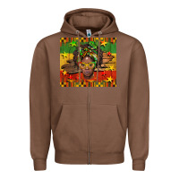 Chestnut juneteenth black women  tumbler Zipper Hoodie - BarkalooDesign
