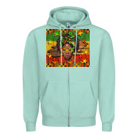 Seafoam juneteenth black women  tumbler Zipper Hoodie - BarkalooDesign