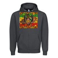 Smoke juneteenth black women  tumbler Zipper Hoodie - BarkalooDesign