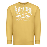Antique Gold panama canal   central america pacific ocean traveling beach t shirt Premium Sweatshirt - maiPhamDesign
