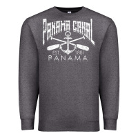 Charcoal Heather panama canal   central america pacific ocean traveling beach t shirt Premium Sweatshirt - maiPhamDesign
