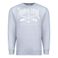 Heather Grey panama canal   central america pacific ocean traveling beach t shirt Premium Sweatshirt - maiPhamDesign