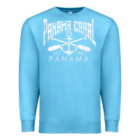 Ocean Blue panama canal   central america pacific ocean traveling beach t shirt Premium Sweatshirt - maiPhamDesign