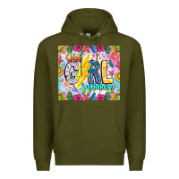 Army Green hot girl summer Premium Hoodie - CowhideDigitalArt