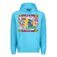 Ocean Blue hot girl summer Premium Hoodie - CowhideDigitalArt