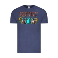 Vintage Denim Howdy mom mother's day Vintage Tee - HowdyJamesFarm