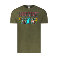Vintage Olive Howdy mom mother's day Vintage Tee - HowdyJamesFarm