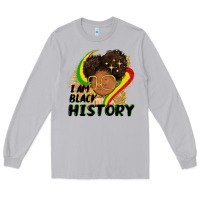 Moon Dust I am black history Long Sleeve Tee - FaDigitalArtStudio
