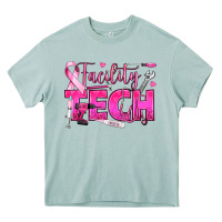 Arona Breast Cancer Facility Tech Heavy Core Tee - texasbilliewilder