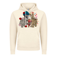Vintage Artic Skeleton couple Valentine's Day Vintage Hoodie - FaDigitalArtStudio