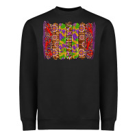 Black mardi gras crawfish brushstrokes Heavyweight Sweatshirt - Artiststas