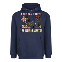 Navy easter a lot can happen in three days Heavyweight Hoodie - AdoDesignShop