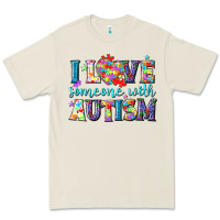 Bone I love someone with Autism Premium Tee - NancyCooperArtShop