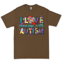 Cacao I love someone with Autism Premium Tee - NancyCooperArtShop
