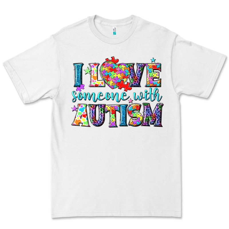 I Love Someone With Autism Premium Tee by NancyCooperArtShop | Teevron