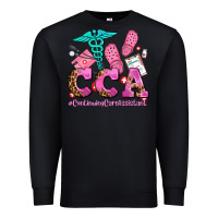 Black cca  continuing care assistant with crocs Premium Sweatshirt - AdoDesignShop