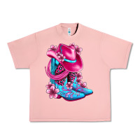 Salmon valentine cowboy boots and hat olivia Urban Heavy Tee - OliviaCreatesArt
