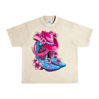 Sandshell valentine cowboy boots and hat olivia Urban Heavy Tee - OliviaCreatesArt