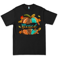 Black Blessed pumpkin Premium Tee - NancyCooperArtShop