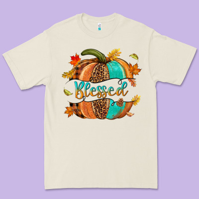 Blessed Pumpkin Premium Tee Designed By Nancycooperartshop