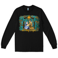 Black oh holy night western Long Sleeve Tee - RanaPortraitStore