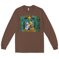 Chestnut oh holy night western Long Sleeve Tee - RanaPortraitStore