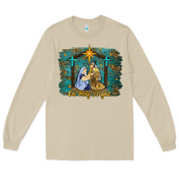 Mushroom oh holy night western Long Sleeve Tee - RanaPortraitStore
