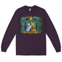 Plum oh holy night western Long Sleeve Tee - RanaPortraitStore