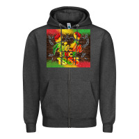 Charcoal Heather free ish since 1865 Zipper Hoodie - BarkalooDesign