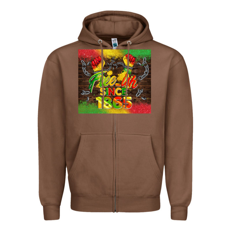 Free Ish Since 1865 Zipper Hoodie by BarkalooDesign | Teevron