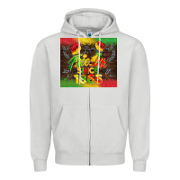 Dove Grey free ish since 1865 Zipper Hoodie - BarkalooDesign