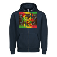 Navy free ish since 1865 Zipper Hoodie - BarkalooDesign