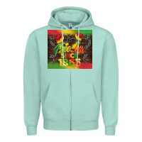Seafoam free ish since 1865 Zipper Hoodie - BarkalooDesign